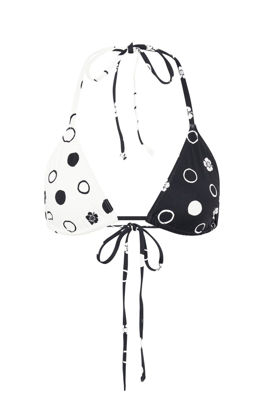 Women Emma Mulholland on Holiday Swimwear | Polka Dot Triangle Bikini Top