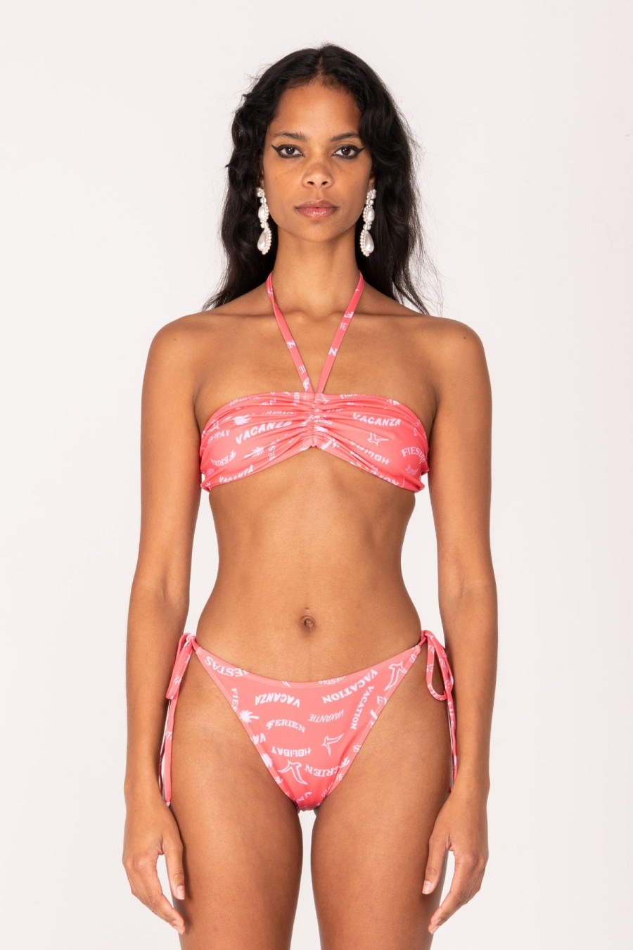 Women Emma Mulholland on Holiday Swimwear | Fiesta Ruched Bikini Set