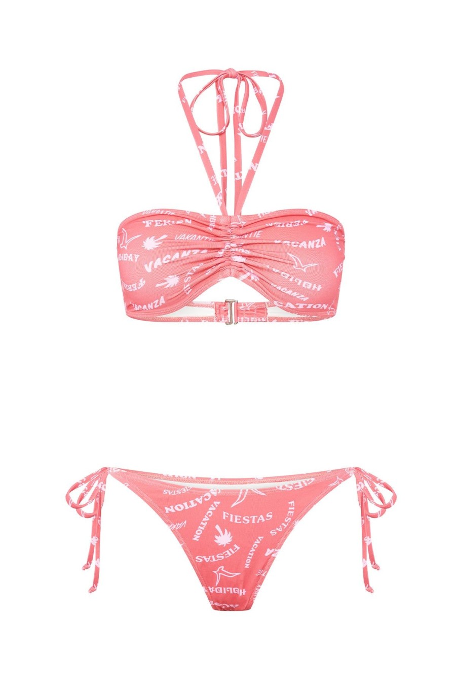 Women Emma Mulholland on Holiday Swimwear | Fiesta Ruched Bikini Set