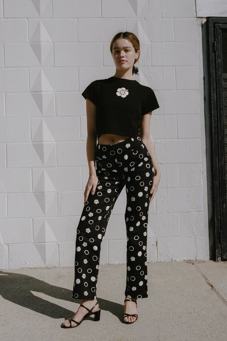 Women Emma Mulholland on Holiday Pants | Polka Dot Kokomo Pant