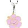 Accessories Emma Mulholland on Holiday | Happy Hibiscus Key Ring-Lilac/Cream