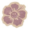 Accessories Emma Mulholland on Holiday | Happy Hibiscus Rug-Sand & Lilac