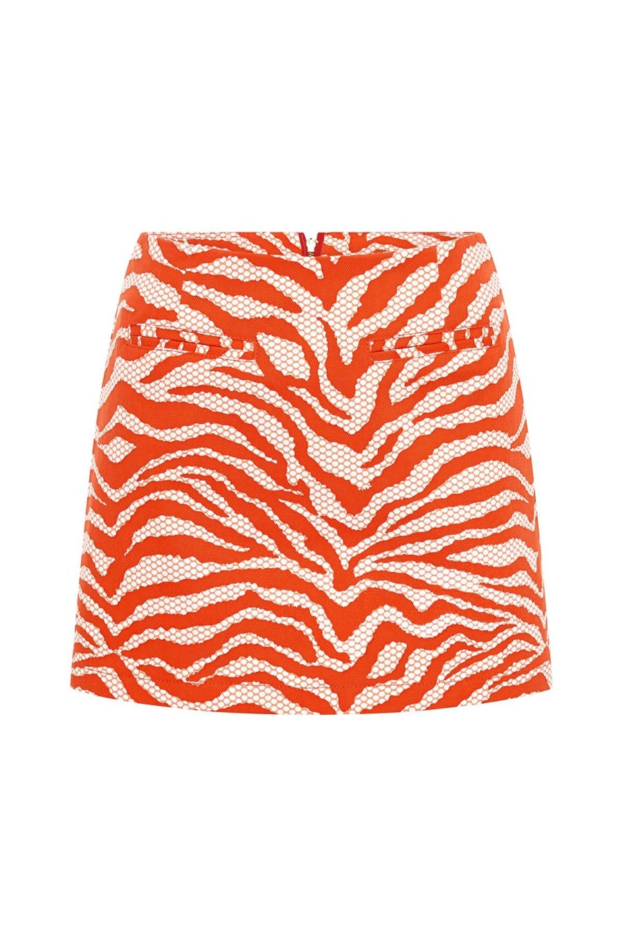 Women Emma Mulholland on Holiday Dresses & Skirts | Roxbury Kokomo Mini Skirt-Red/Apricot