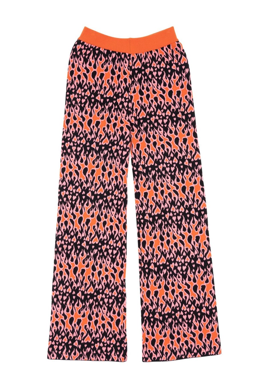 Women Emma Mulholland on Holiday Pants | Flame Knit Pant