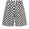 Women Emma Mulholland on Holiday Shorts | Check Vacation Shorts-Black/White