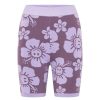 Women Emma Mulholland on Holiday Shorts | Happy Hibiscus Knit Short-Purple