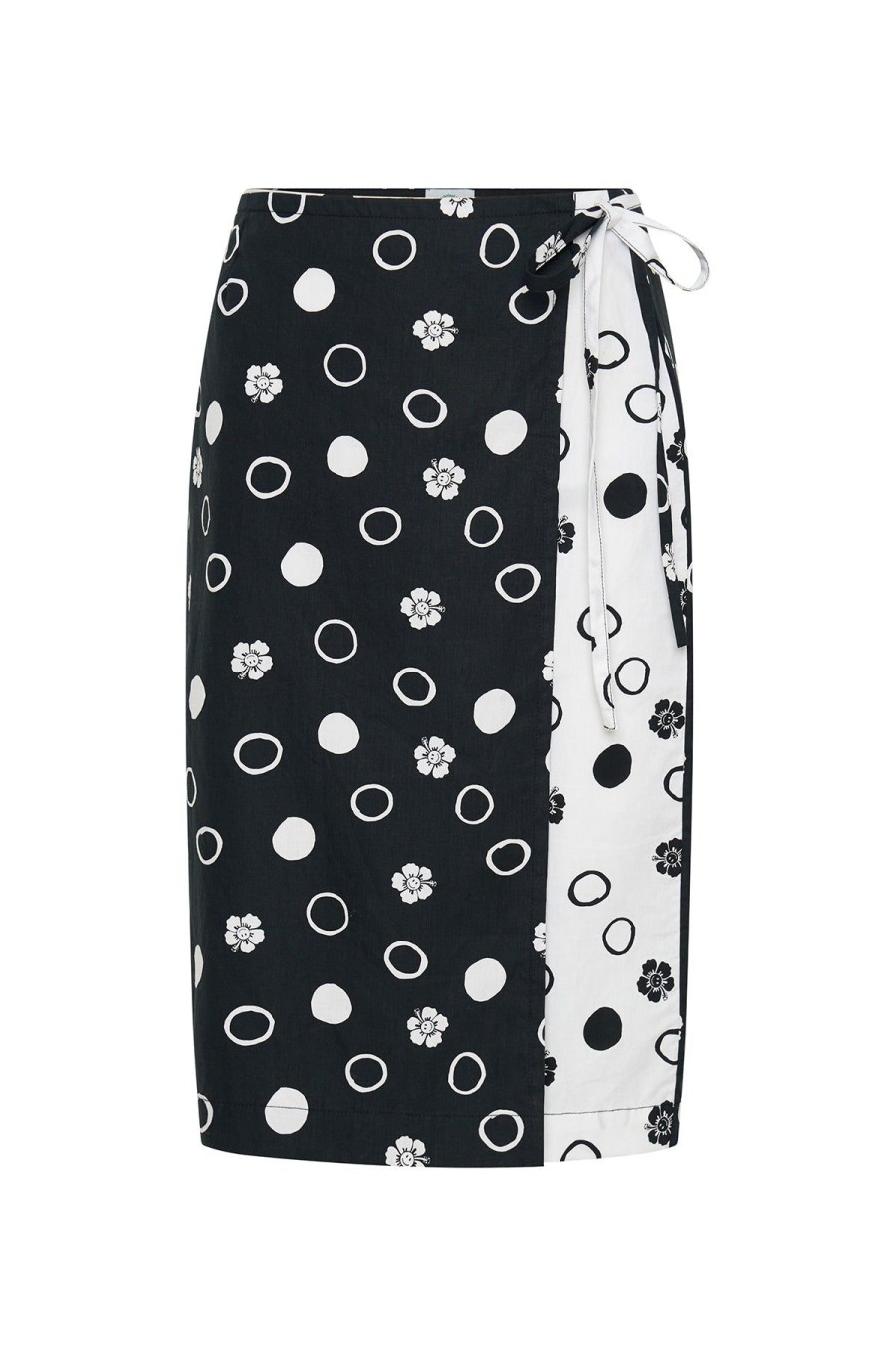 Women Emma Mulholland on Holiday Dresses & Skirts | Polka Dot Midi Wrap Skirt