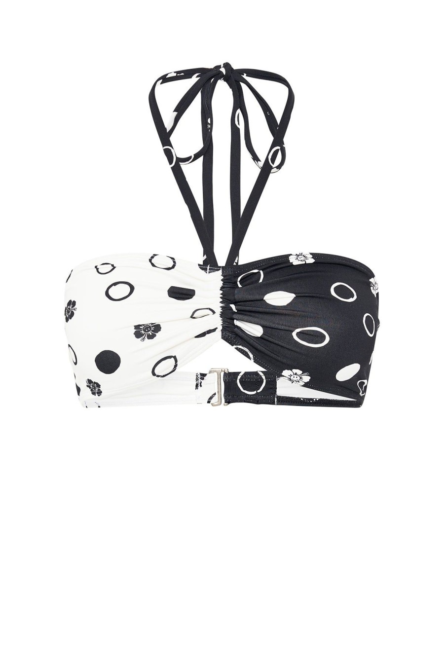 Women Emma Mulholland on Holiday Swimwear | Polka Dot Ruched Bikini Top