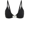 Women Emma Mulholland on Holiday Swimwear | Black Magic Bikini Top-Black/Black