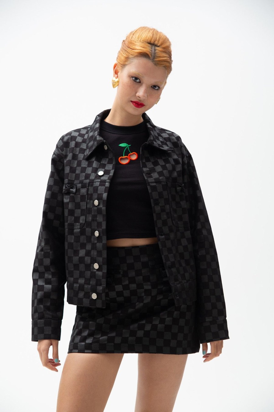 Women Emma Mulholland on Holiday Outerwear | Black Magic Nicolas Jacket-Black/Black