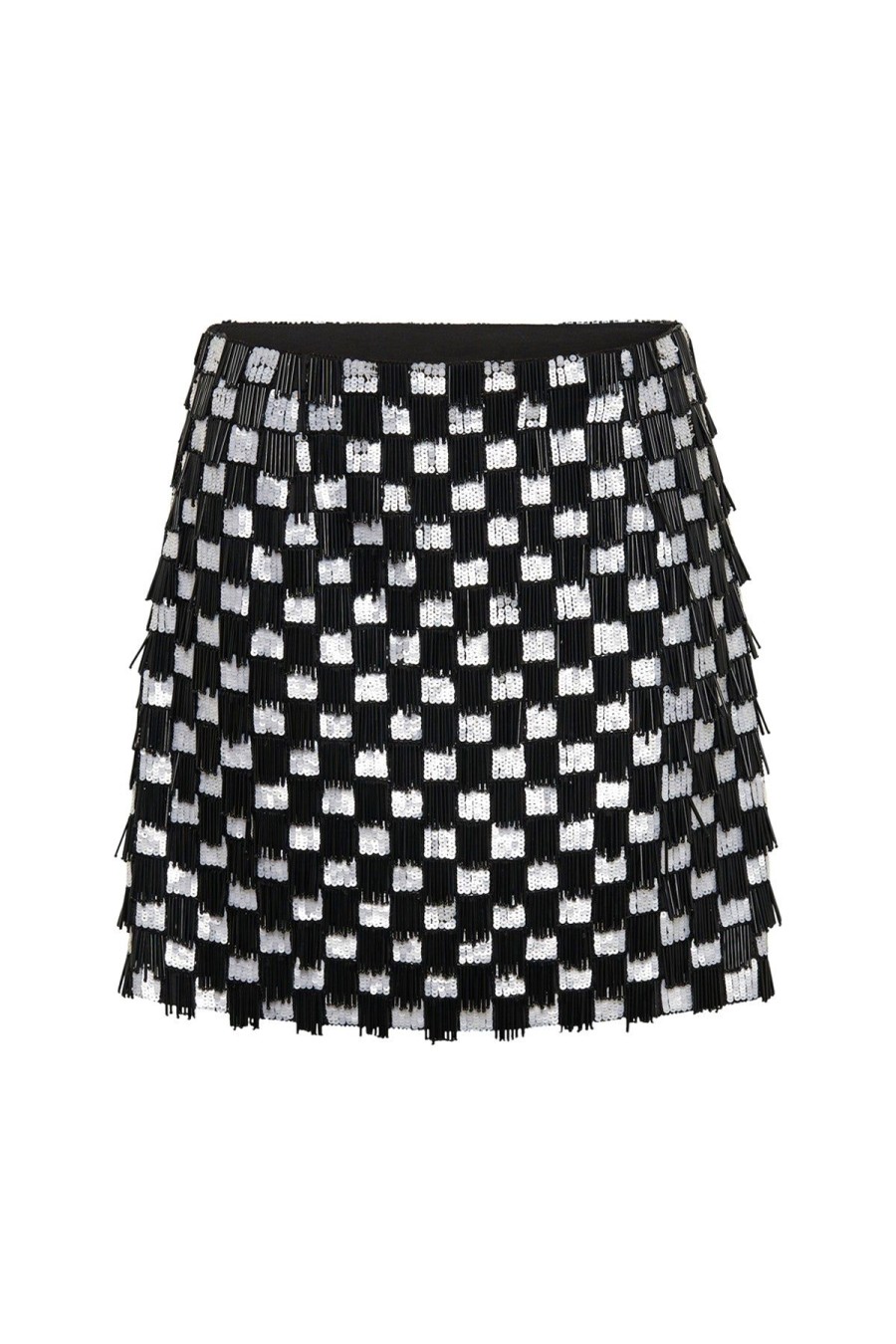 Women Emma Mulholland on Holiday Party Wear | Gambit Sequin Check Mini Skirt