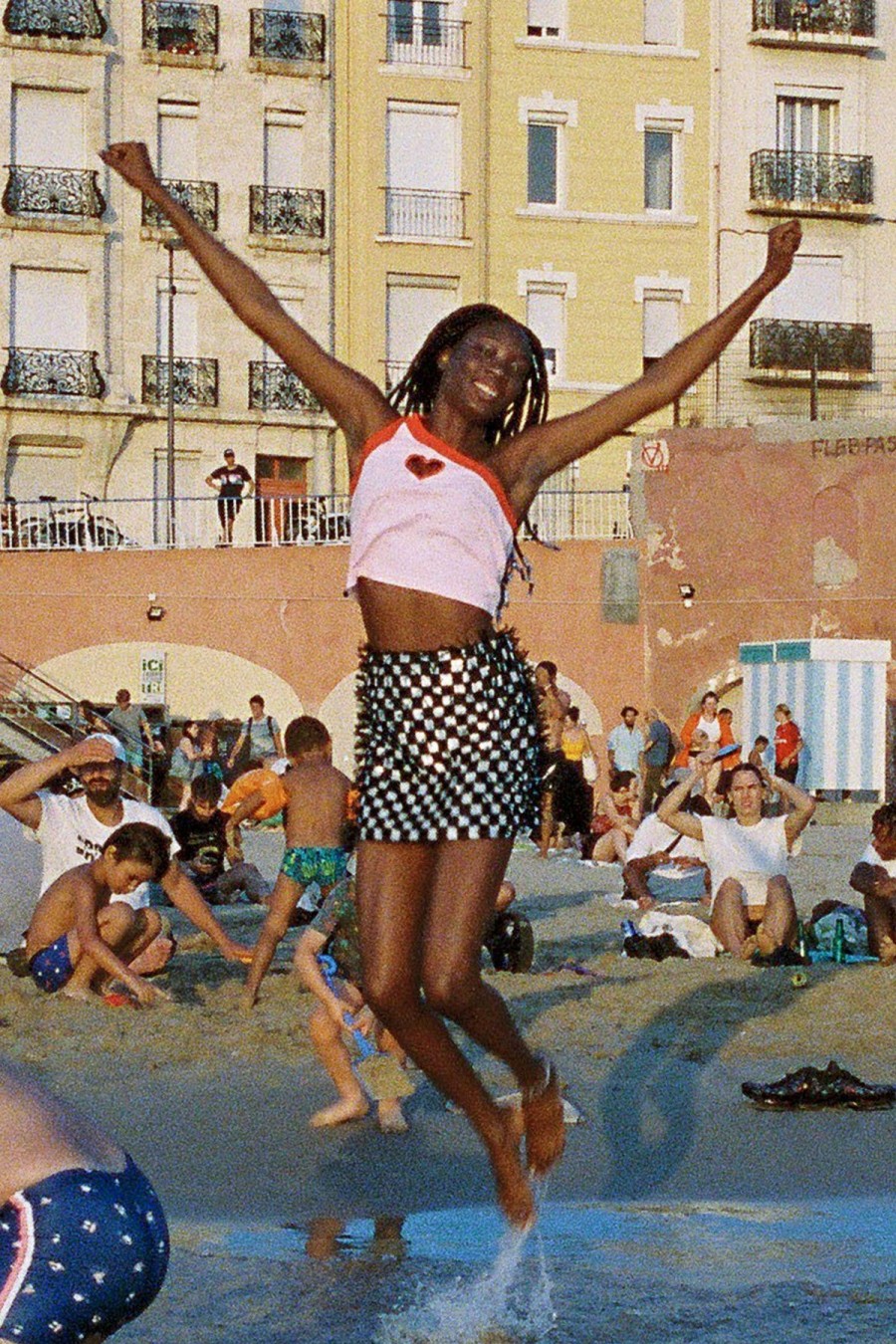 Women Emma Mulholland on Holiday Party Wear | Gambit Sequin Check Mini Skirt