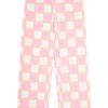 Women Emma Mulholland on Holiday Pants | Airbrush Check Vacation Pant-Pink