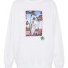 Women Emma Mulholland on Holiday Sweats | Dolphin Postcard Project Sweater