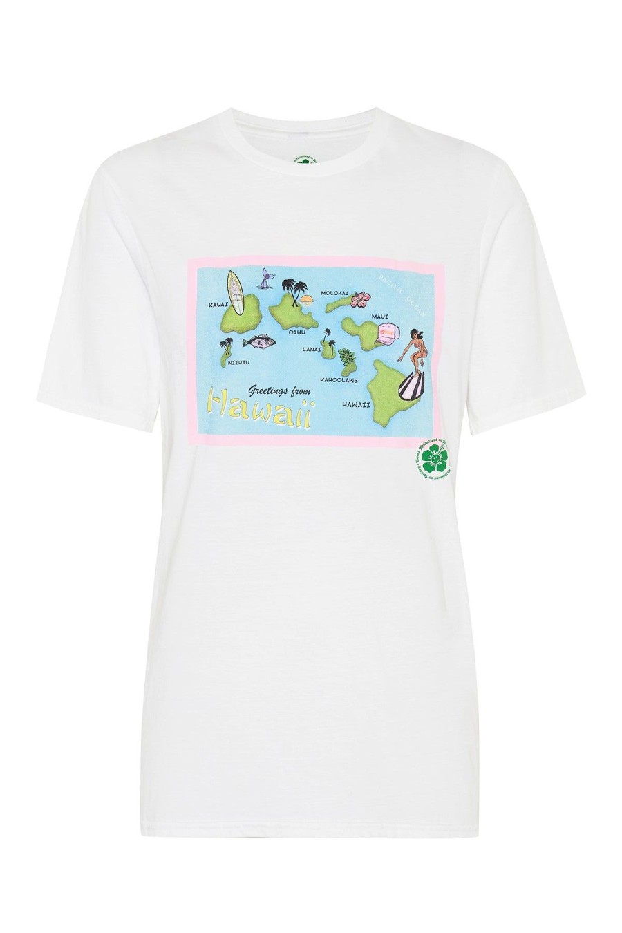 Women Emma Mulholland on Holiday Tees & Tops | Hawaii Postcard Project Tee