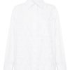 Women Emma Mulholland on Holiday Tees & Tops | Happy Hibiscus Beach Shirt-White