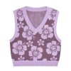 Women Emma Mulholland on Holiday Knitwear | Happy Hibiscus Knit Vest