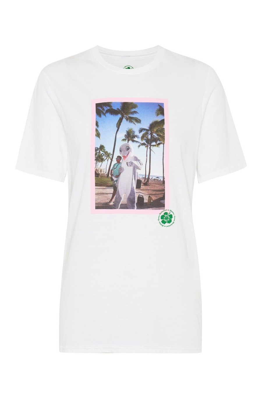 Women Emma Mulholland on Holiday Tees & Tops | Dolphin Postcard Project Tee