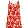 Women Emma Mulholland on Holiday Party Wear | Bedazzled Maldives Dress-Peach/Red