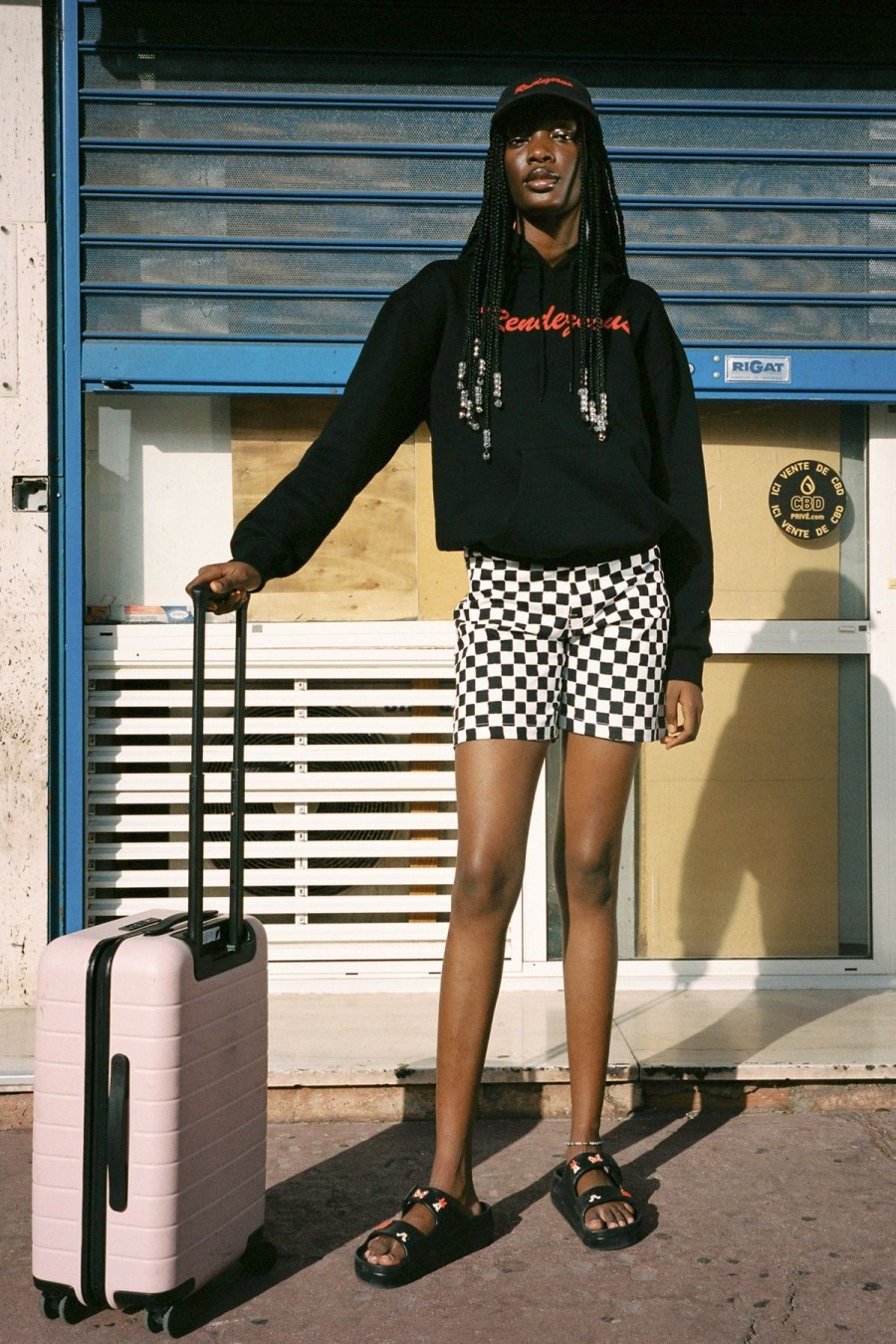 Accessories Emma Mulholland on Holiday | Rendezvous Hoodie-Black/Red