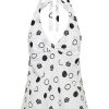 Women Emma Mulholland on Holiday Tees & Tops | Polka Dot Halter Top