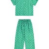 Women Emma Mulholland on Holiday Resort Sets | Check Long Set-Blue / Green