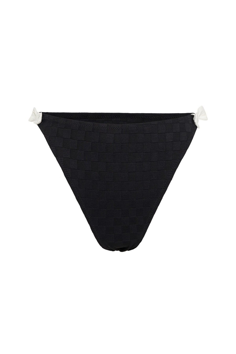 Women Emma Mulholland on Holiday Swimwear | Black Magic High Rise Brief-Black/Black
