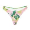 Women Emma Mulholland on Holiday Swimwear | Butterfly Camo Cheeky Bikini Bottom-Pink/Green
