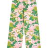 Women Emma Mulholland on Holiday Pants | Butterfly Camo Vacation Pant-Green/Pink