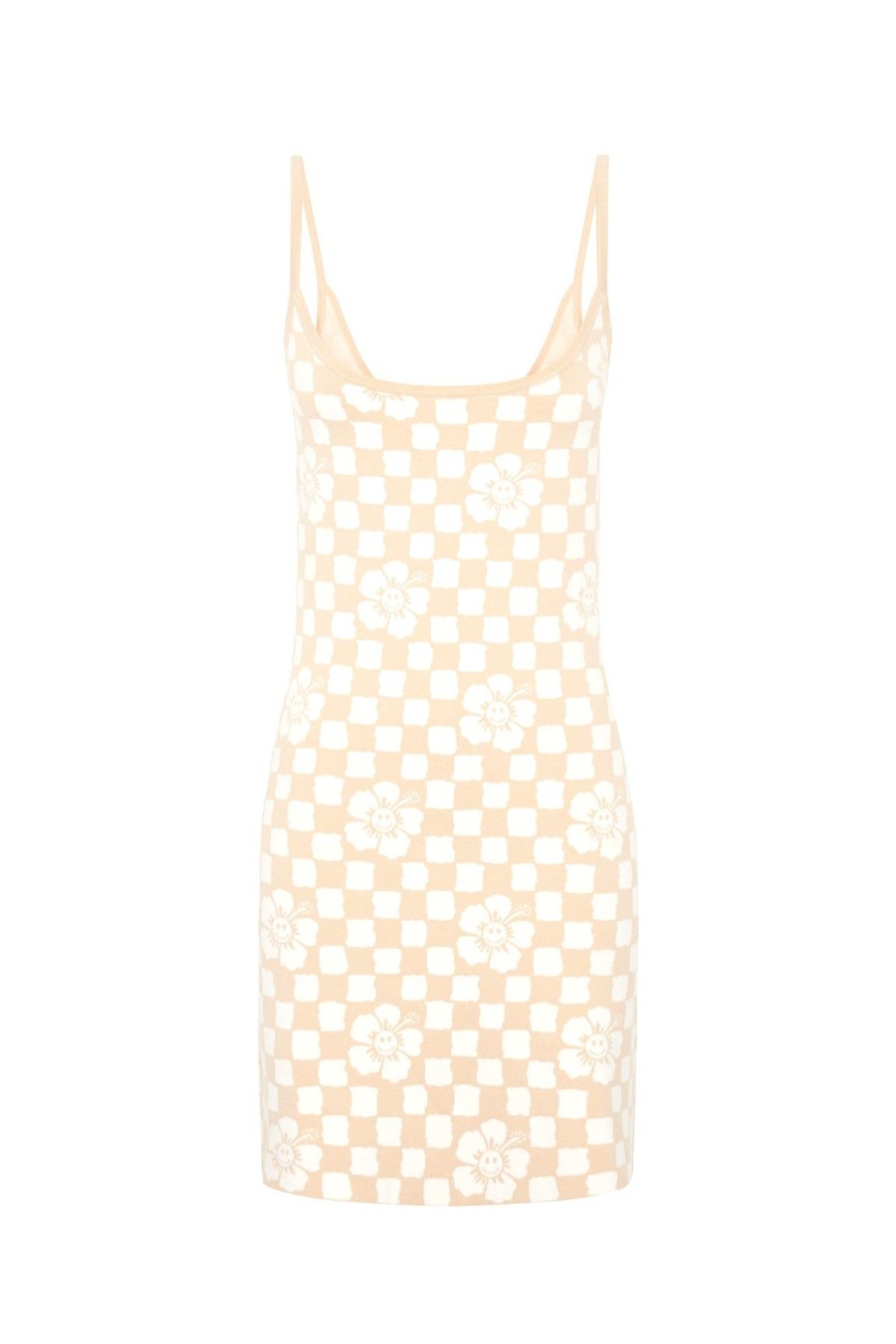 Women Emma Mulholland on Holiday Dresses & Skirts | Happy Check Knit Mini Dress