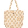 Accessories Emma Mulholland on Holiday | Happy Check Terry Tote-Sand