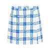 Women Emma Mulholland on Holiday Dresses & Skirts | Hibiscus Plaid Wrap Skirt-Blue/White