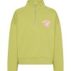 Women Emma Mulholland on Holiday Sweats | Carpe Diem Zip Neck Sweater
