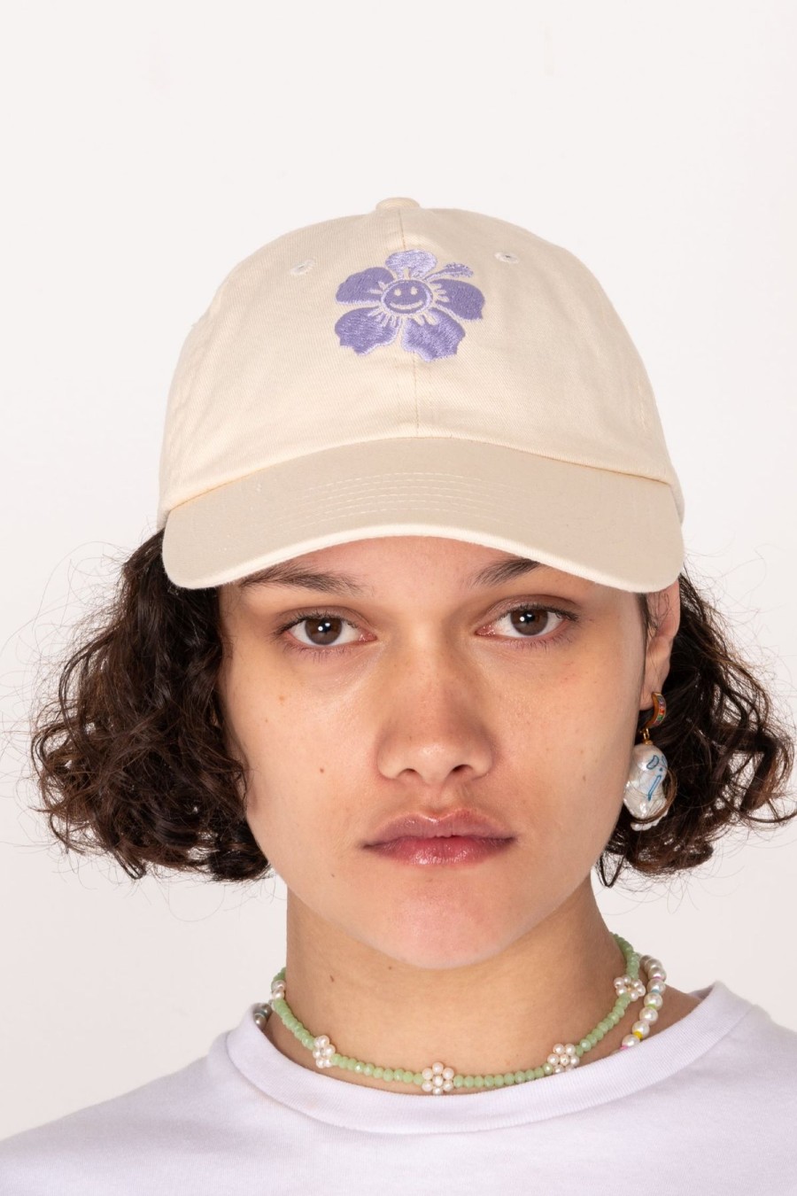 Accessories Emma Mulholland on Holiday | Happy Hibiscus Cap-Sand