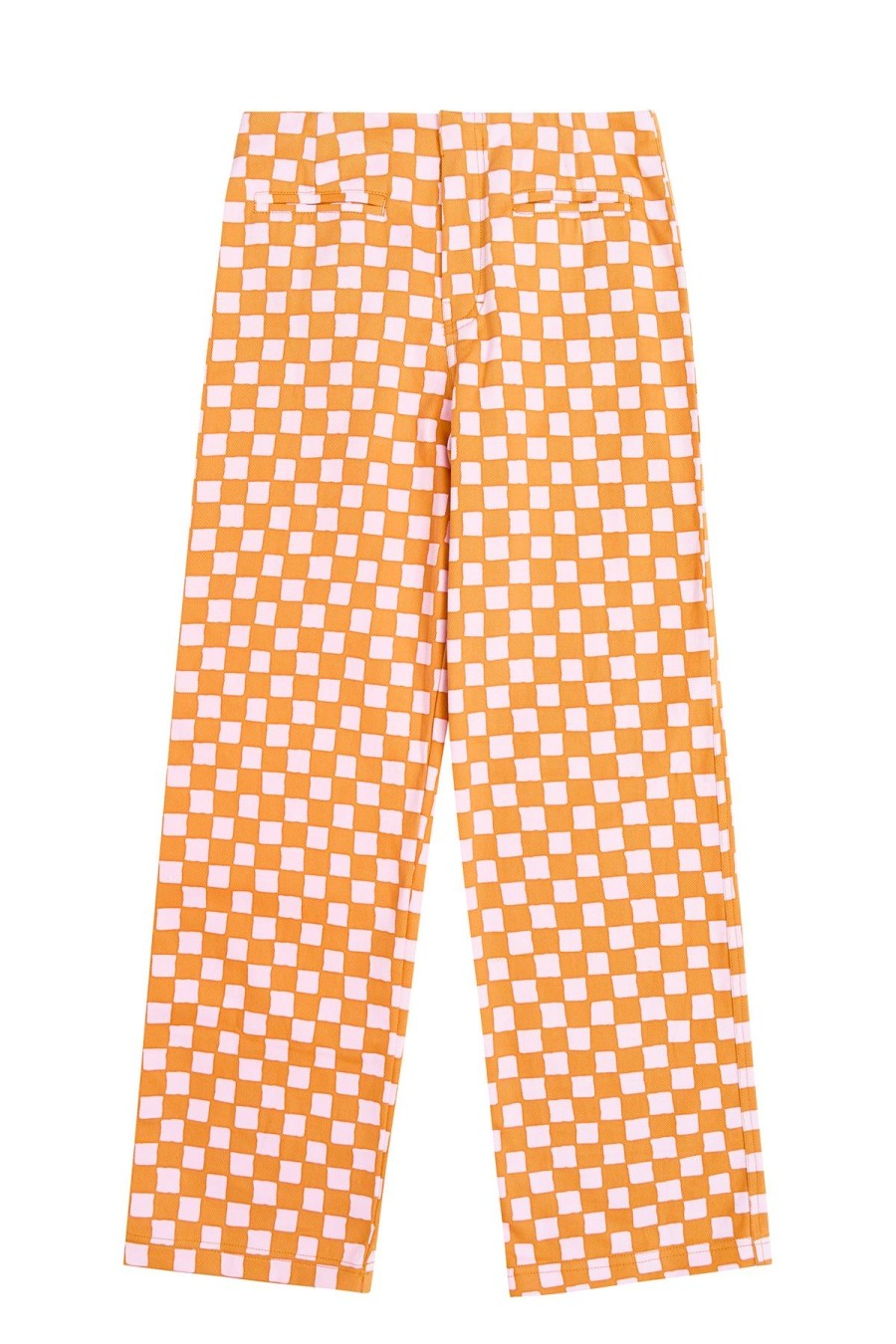Women Emma Mulholland on Holiday Pants | Check Kokomo Pant-Pink/Orange