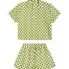 Women Emma Mulholland on Holiday Resort Sets | Check Short Set-Olive