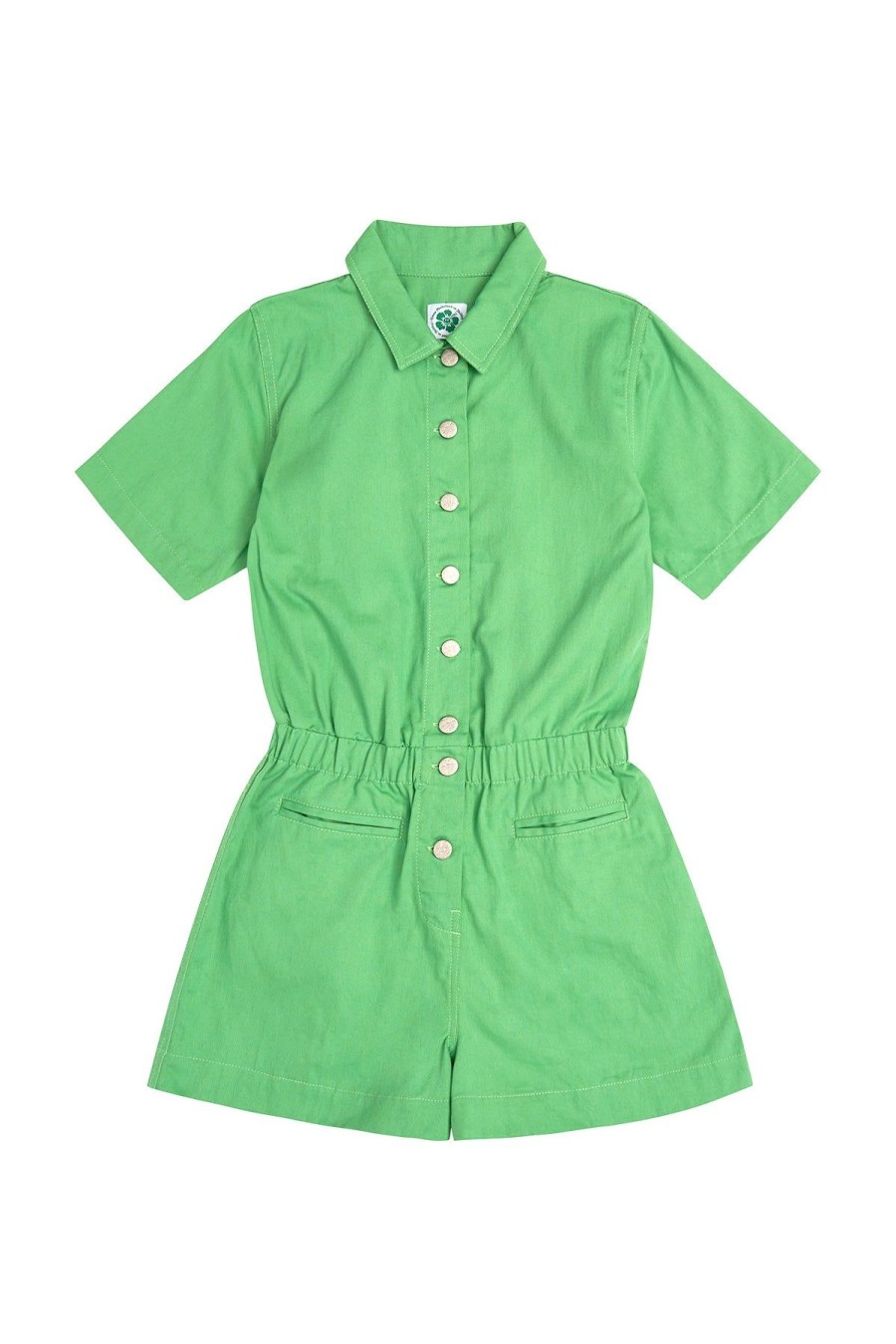Women Emma Mulholland on Holiday Boiler Suits | Green Short Boiler Suit
