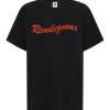 Women Emma Mulholland on Holiday Tees & Tops | Rendezvous Tee-Black/Red