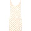 Women Emma Mulholland on Holiday Knitwear | Happy Check Knit Mini Dress