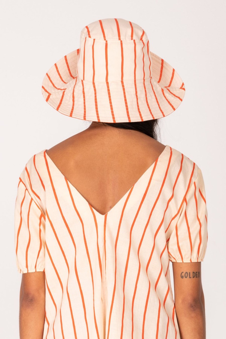 Accessories Emma Mulholland on Holiday | Thin Stripe Sun Hat