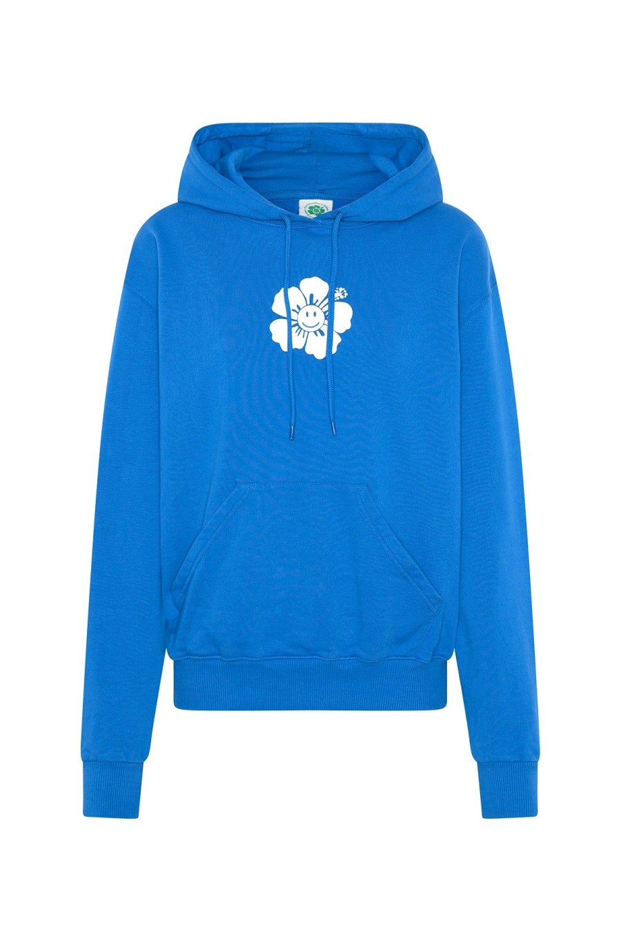 Women Emma Mulholland on Holiday Sweats | Happy Hibiscus Hoodie-Blue