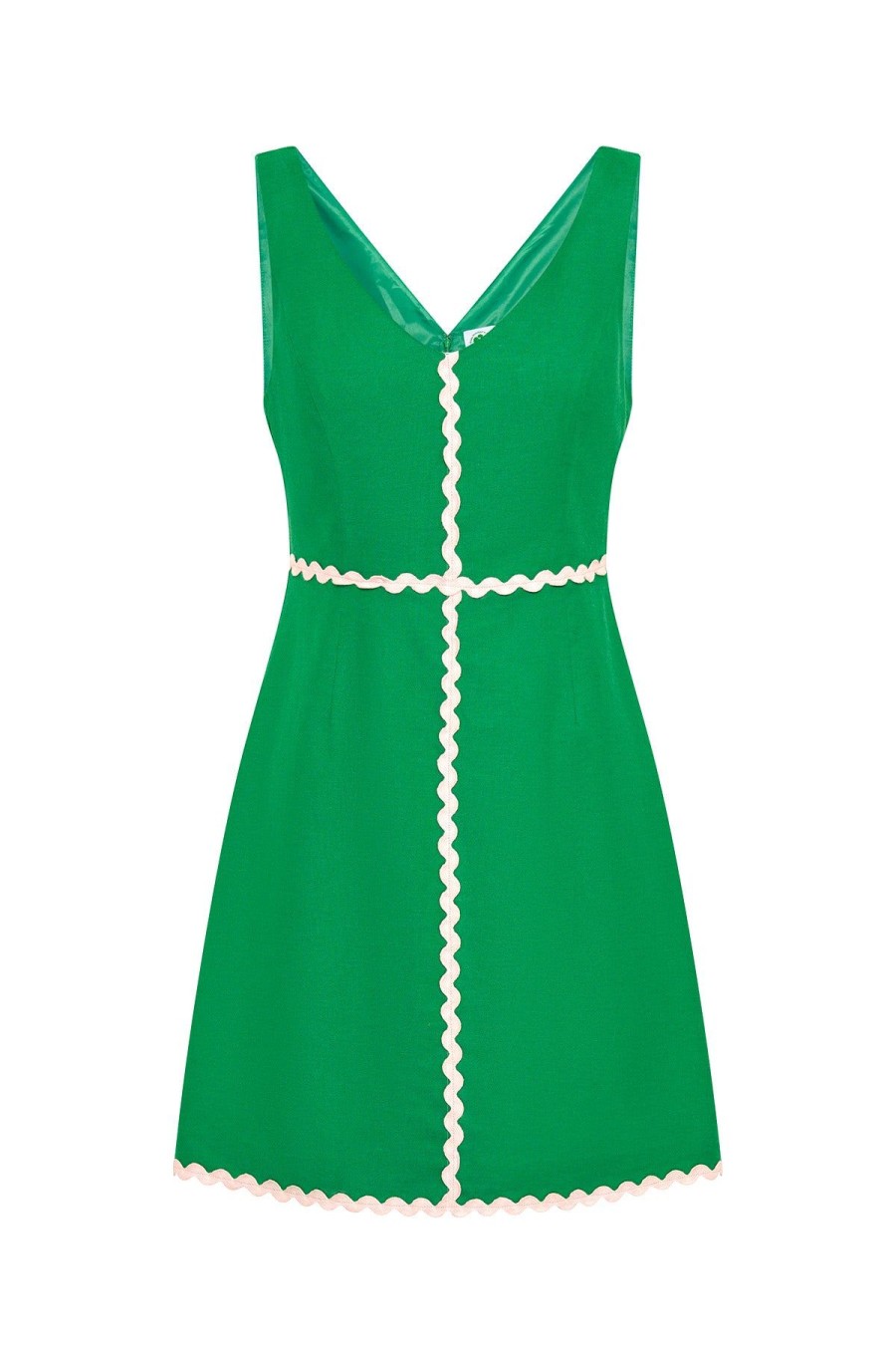 Women Emma Mulholland on Holiday Dresses & Skirts | Spaghetti Mini Dress-Green/Pink