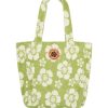 Accessories Emma Mulholland on Holiday | Happy Hibiscus Terry Tote-Olive
