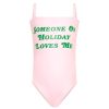 Kid Emma Mulholland on Holiday Kidswear | Someone On Holiday Kids One-Piece-Green/Pink