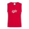 Women Emma Mulholland on Holiday Knitwear | Hibiscus Island Tank-Red/Peach