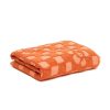 Accessories Emma Mulholland on Holiday | Burnt Orange Happy Check Towel