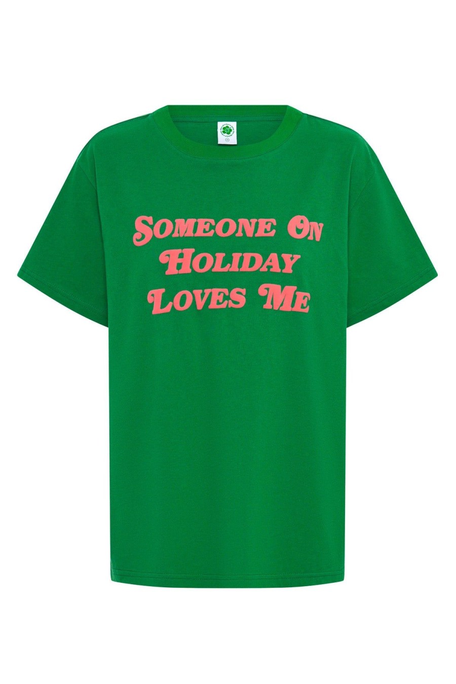 Women Emma Mulholland on Holiday Tees & Tops | Someone On Holiday Tee-Green/Watermelon