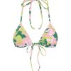 Women Emma Mulholland on Holiday Swimwear | Butterfly Camo Triangle Bikini Top-Pink/Green