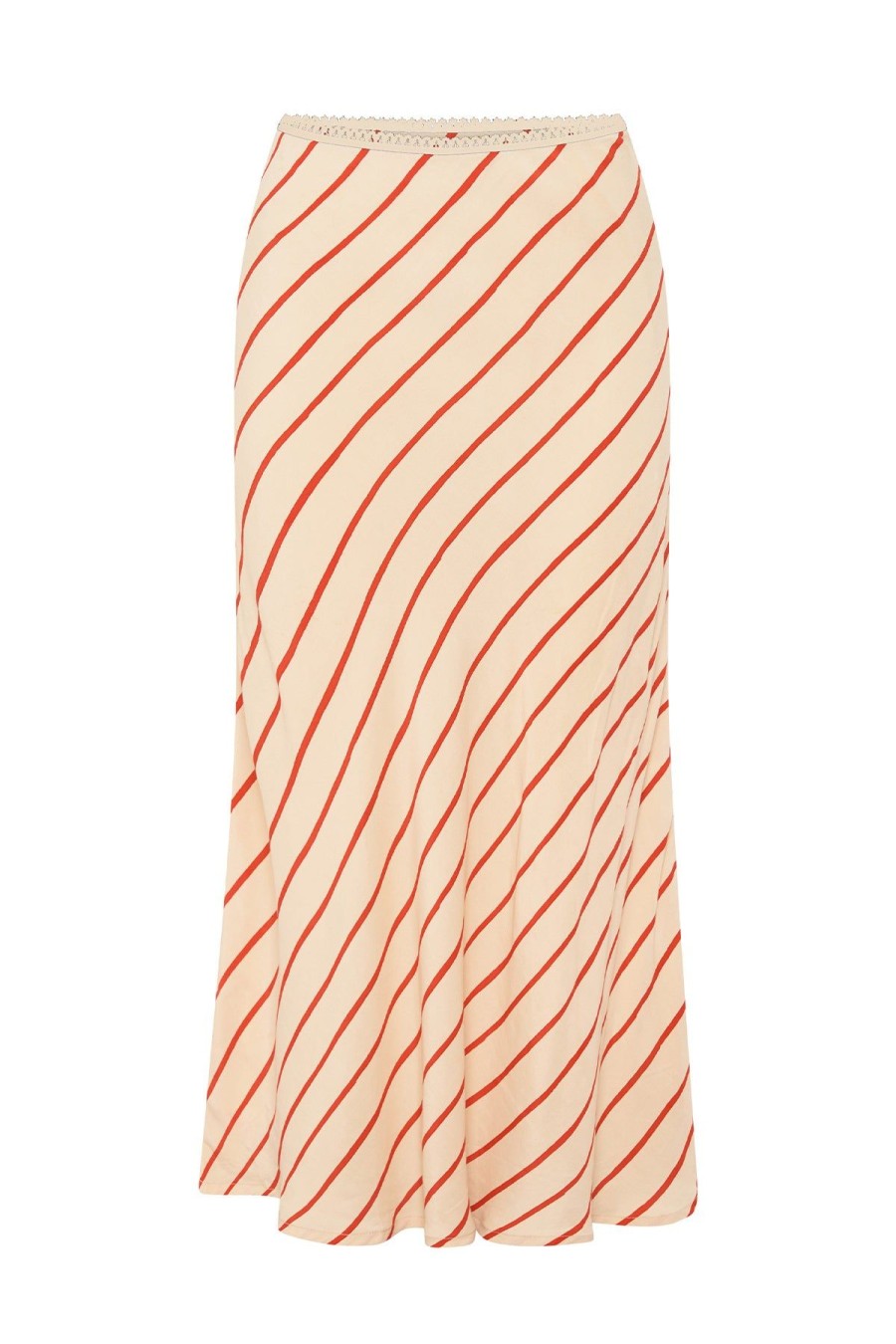 Women Emma Mulholland on Holiday Dresses & Skirts | Thin Stripe Slip Skirt