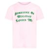 Kid Emma Mulholland on Holiday Kidswear | Someone On Holiday Kids Tee-Pink/Green